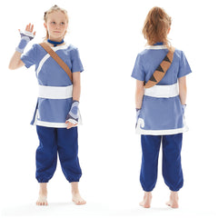 Kinder Avatar: Der letzte Luftbändiger Katara-Cosplay-Kostüme für Kinder Halloween Karnevalskostüme