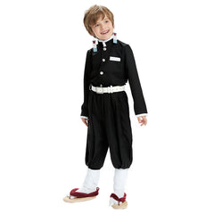 Kinder Demon Slayer Kimetsu no Yaiba Kamado Tanjirou Cosplay Kostüm Kimono Outfits Halloween Karneval Anzug