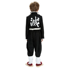 Kinder Demon Slayer Kimetsu no Yaiba Kamado Tanjirou Cosplay Kostüm Kimono Outfits Halloween Karneval Anzug