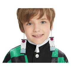 Kinder Demon Slayer Kimetsu no Yaiba Kamado Tanjirou Cosplay Kostüm Kimono Outfits Halloween Karneval Anzug