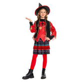 Kinder Mädchen Rock Hut Outfits Hocus Pocus-Dani Dennison Cosplay Kostüm Halloween Karneval Anzug
