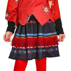 Kinder Mädchen Rock Hut Outfits Hocus Pocus-Dani Dennison Cosplay Kostüm Halloween Karneval Anzug