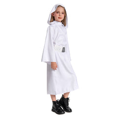 Kinder Mädchen Leia Cosplay Kostüm Outfits Halloween Karneval Anzug