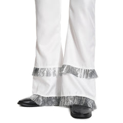 Herren Retro Style Cosplay Kostüm Outfits Halloween Karneval Anzug Bjorn Ulvaeus ABBA