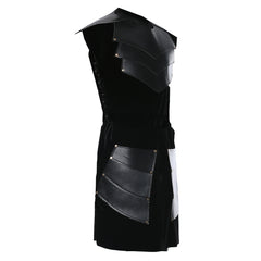 Gothic Mittelalter Oberteil Stehkragen Ärmellos Jacke für Herren Männer Ritterkostüm Halloween Karneval