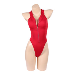 Baywatch Damen Badeanzug C.J. Parker Cosplay-Kostüm für Halloween, Karneval und Partys
