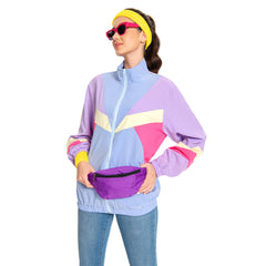 Damen 80er Jahre Jacke Cosplay Kostüm Outfits Halloween Karneval Anzug
