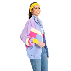 Damen 80er Jahre Jacke Cosplay Kostüm Outfits Halloween Karneval Anzug