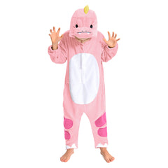 Kinder Rentier Tierkostüm Frosch Rentier Pinguin Rosa Dinosaurier Schlafanzug einteiliger Pyjama