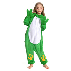Kinder Rentier Tierkostüm Frosch Rentier Pinguin Rosa Dinosaurier Schlafanzug einteiliger Pyjama