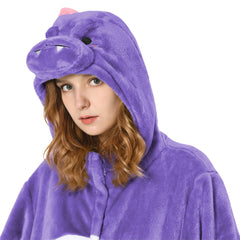 Erwachsene Unisex Dinosaurier Tierkostüm Schlafanzug einteiliger Pyjama