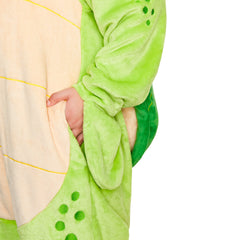 Erwachsene Unisex Meeresschildkröte Tier kostüm grün Schlafanzug einteiliger Pyjama