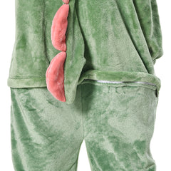 Erwachsene Unisex Dinosaurier Tierkostüm Schlafanzug einteiliger Pyjama