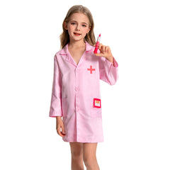 arztkittel kinder Kostüm Cosplay Outfits Halloween Karneval Anzug Kinderarzt Krankenschwester