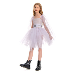 SW Kinder Mädchen Leia Cosplay tutu Kleid Kostüm Outfits Halloween Karneval Anzug