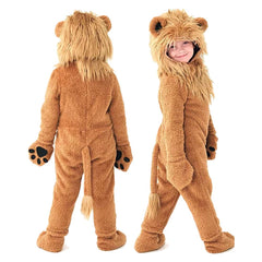 Kinder Halloween Löwe Rollenspiel Onesie Bühne Cos Tier Kostüm Performance Kostüm