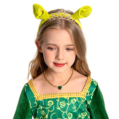 Kinder Mädchen Shrek Prinzessin-Fiona Kleid Cosplay Kostüm Outfits Party Verkleidung Anzug
