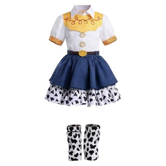 Toy S Kinder Jessie Mädchen Kleid Cosplay-Kostüm für Halloween, Karneval und Partys
