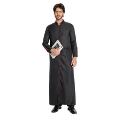 Mittelalterliche Halloween Christian Friar Priest Cosplay Kostüme Halloween Karneval Mantel