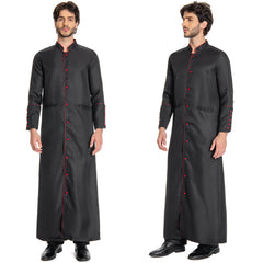 Mittelalterliche Halloween Christian Friar Priest Cosplay Kostüme Halloween Karneval Mantel