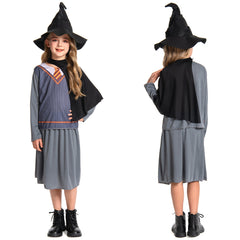 Kinder Mädchen Hexen Bühne Performance Kleidung Cosplay Kostüm Outfits Halloween Karneval Anzug