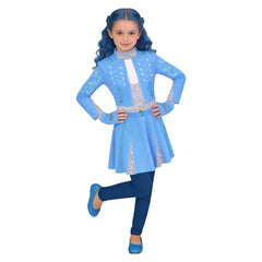 Kinder Mädchen Descendants rotes Cosplay-Kostüm für Halloween und Karnevalspartys