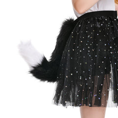 Kinder Mädchen Tutu Kleid Fuchs Cosplay Kostüm Outfits Halloween Karneval Anzug