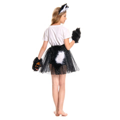 Kinder Mädchen Tutu Kleid Fuchs Cosplay Kostüm Outfits Halloween Karneval Anzug