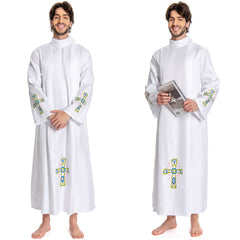 Herren pastor uniform Cosplay Kostüm Outfits Halloween Karneval Anzug