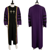Herren Mönch Robe Cosplay Kostüm Outfits Halloween Karneval Anzug