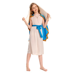 Mädchen The Virgin Mary Cosplay Kinder Parade Outfits Halloween Karneval Kostüm