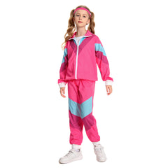 Kinder Retro 80 90S Hip hop Sportkleidung Cosplay Kostüm Outfits Halloween Karneval Anzug