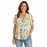 Damen Mary Backrooms Sommer Bedrucktes Kurzarm-Shirt
