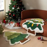 Weihnachtsbaum Kaschmir-Imitat Fußmatte Badezimmer Badezimmer saugfähige Fußmatte Dekoration
