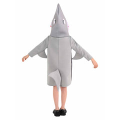 Kinderkostüm-Hemdchen Hai Schutzhemdchen Wasserdichtes für Halloween Kindergeburtstag - Cosplay-Tier-Overall für Kleinkinder