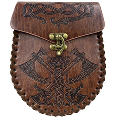 Damen mittelalterliche Retro-Tasche Wikinger Stil Cosplay Gürteltasche Halloween Karneval Kostüm Zubehör