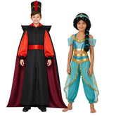 Aladdin Kinder Cosplay-Kostüm für Halloween, Karneval oder Partys: Jafar jasmine