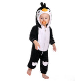 Baby Pinguin Overall Pinguin Tierkostüm Schlafanzug einteiliger Pyjama