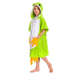 Kinder Frosch Strandtücher mit Kapuze Tierkostüm Sommer Robe