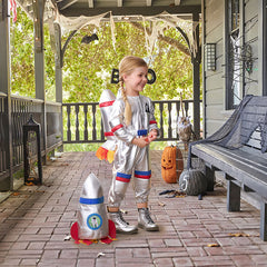 Kinder Astronaut Cosplay Kostüm Outfits Halloween Karneval Anzug