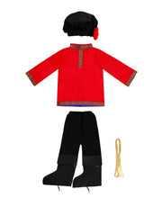 Kinder rot Russische Trachten für Jungen und Mädchen Kindertag Kostüm Cosplay Sets