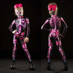 Día de los Muertos Tag der Toten Kostüm Kinder für Halloween Karneval Mottoparty Festliche Kostüme