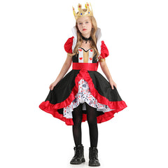 Kinder Poker Königinnenkleid König Halloween Karneval Märchenkostüme