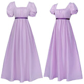 Damen Empire Taille Kleid Regency Ballkleid 19. Jahrhundert Viktorianische BallkleiderKleider Kostüm