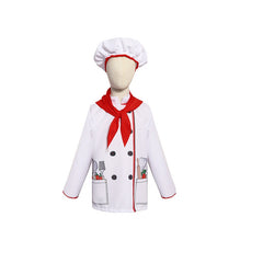 Kinder Chefkoch Anzug Kindergarten Spiel Festival Handwerk Klasse Backen Kleiner Chefkoch cosplay Kostüm Outfits Halloween Karneval