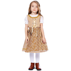 Kinder Mädchen Oktoberfest München Bierfest Kleid Halloween Karneval Party Anzug