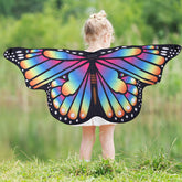 Kinder Halloween bedruck Schmetterlingsflgel Flgel Kostm, Schmetterling Pixie Cape Mädchen, Festival Kostüm Partei, Mehrfarbig
