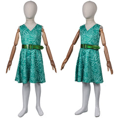 Alles steht Kopf 2 Kinder Mädchen Kleid Ekel Cosplay Kostüm Outfits Halloween Karneval Anzug Sommer Ärmelloses Kleid