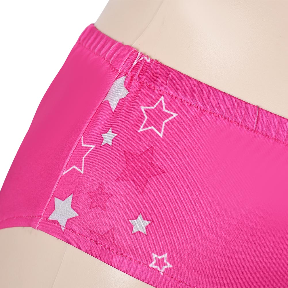 Barbie Damen Rosa Badeanzug Cosplay Kostüm Outfits Halloween Karneval Anzug