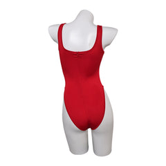 Baywatch Damen Badeanzug C.J. Parker Cosplay-Kostüm für Halloween, Karneval und Partys